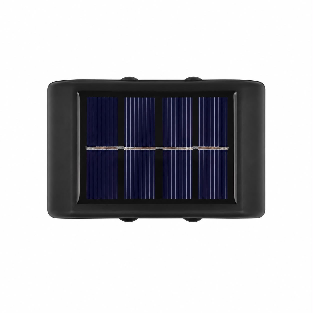 Lampă Solară de Exterior cu 4 Led-uri – Impermeabilă, Iluminat Perete Sus și Jos, Decor Grădină și Curte, Încărcare Solară Automată