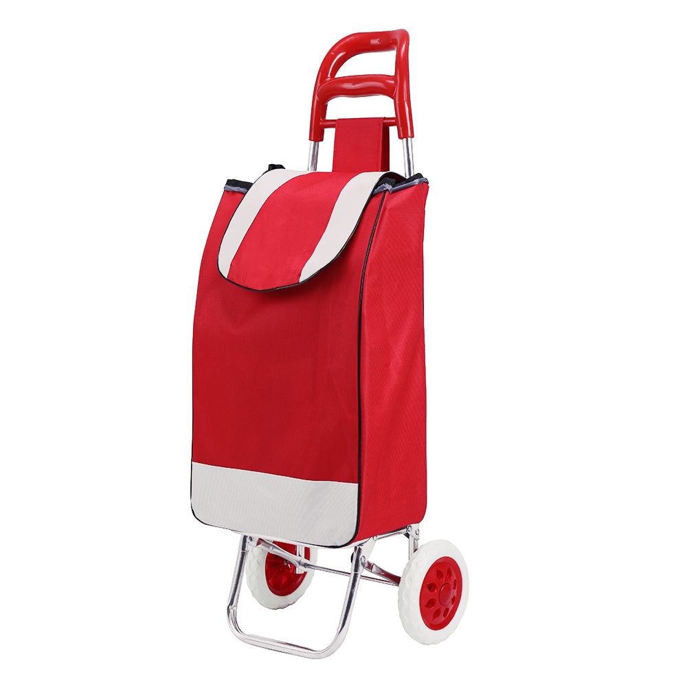 Cărucior de Piață Pliabil din Aluminiu, Ușor și Rezistent, Capacitate 20 kg, Mâner Ergonomic